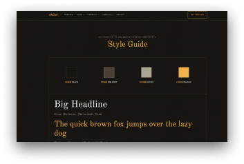 Licenses template preview